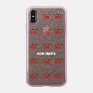 STYLISH MODERN CUSTOMIZABLE PINK VERIFIED BRANDED SPECK iPhone XS MAX CASE