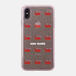 STYLISH MODERN CUSTOMIZABLE PINK VERIFIED BRANDED SPECK iPhone XS MAX CASE