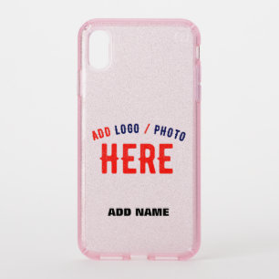 STYLISH MODERN CUSTOMIZABLE PINK VERIFIED BRANDED SPECK iPhone XS MAX CASE