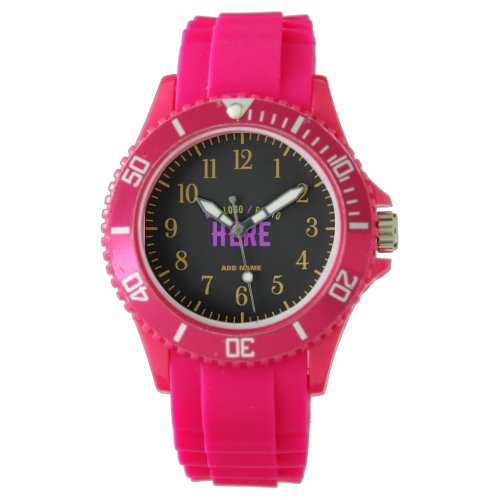 STYLISH MODERN CUSTOMIZABLE PINK VERIFIED BRANDED WATCH