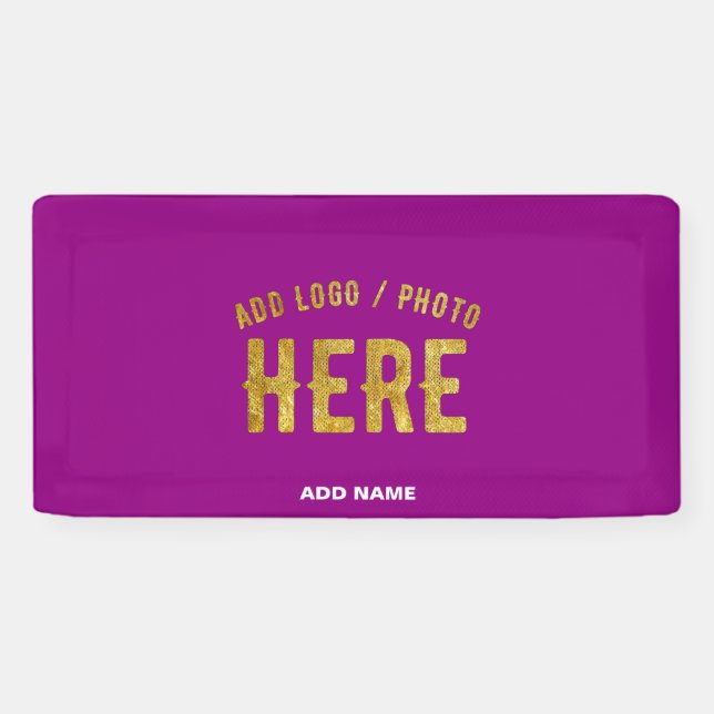 STYLISH MODERN CUSTOMIZABLE PURPLE VERIFIED BRAND BANNER (Horizontal)