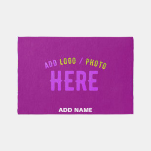 STYLISH MODERN CUSTOMIZABLE PURPLE VERIFIED BRAND OUTDOOR RUG