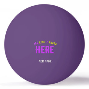 STYLISH MODERN CUSTOMIZABLE PURPLE VERIFIED BRAND PING PONG BALL