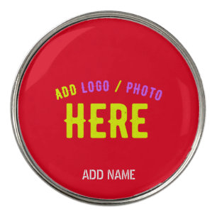 STYLISH MODERN CUSTOMIZABLE RED VERIFIED BRANDED GOLF BALL MARKER