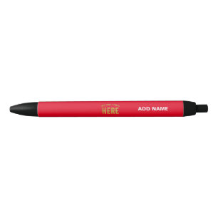 STYLISH MODERN CUSTOMIZABLE RED VERIFIED BRANDED PEN