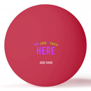 STYLISH MODERN CUSTOMIZABLE RED VERIFIED BRANDED PING PONG BALL