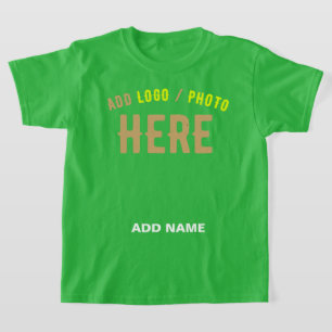 STYLISH MODERN CUSTOMIZABLE SHAMROCK GREEN BRANDED T-Shirt