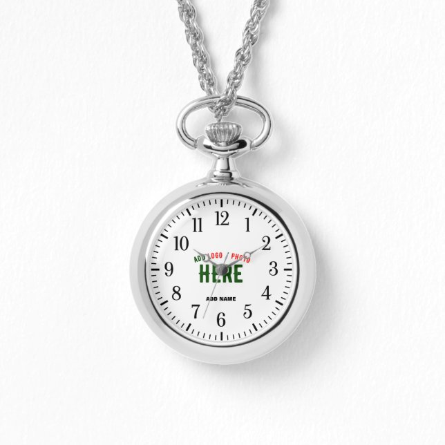 STYLISH MODERN CUSTOMIZABLE SILVERY VERIFIED BRAND WATCH (Front)