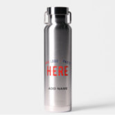 STYLISH MODERN CUSTOMIZABLE WHITE VERIFIED BRANDED WATER BOTTLE