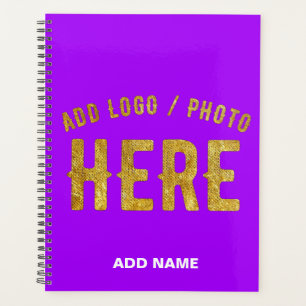 STYLISH MODERN CUSTOMIZABLE VIOLET VERIFIED BRAND PLANNER