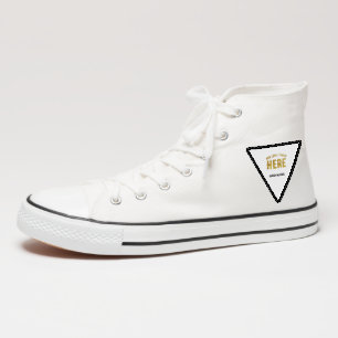 STYLISH MODERN CUSTOMIZABLE WHITE BRAND SHOE ANKLE PATCH