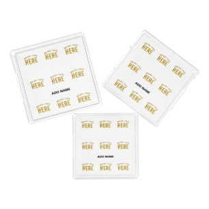 STYLISH MODERN CUSTOMIZABLE WHITE VERIFIED BRANDED ACRYLIC TRAY