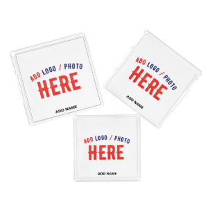 STYLISH MODERN CUSTOMIZABLE WHITE VERIFIED BRANDED ACRYLIC TRAY