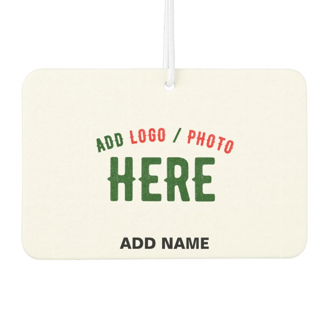 STYLISH MODERN CUSTOMIZABLE WHITE VERIFIED BRANDED AIR FRESHENER (Front)