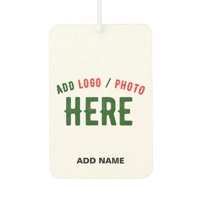 STYLISH MODERN CUSTOMIZABLE WHITE VERIFIED BRANDED AIR FRESHENER (Front)