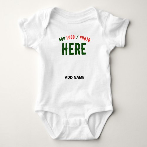 STYLISH MODERN CUSTOMIZABLE WHITE VERIFIED BRANDED BABY BODYSUIT