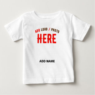 STYLISH MODERN CUSTOMIZABLE WHITE VERIFIED BRANDED BABY T-Shirt