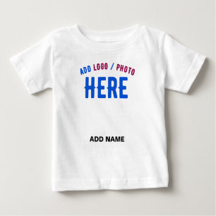 STYLISH MODERN CUSTOMIZABLE WHITE VERIFIED BRANDED BABY T-Shirt