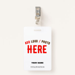 STYLISH MODERN CUSTOMIZABLE WHITE VERIFIED BRANDED BADGE