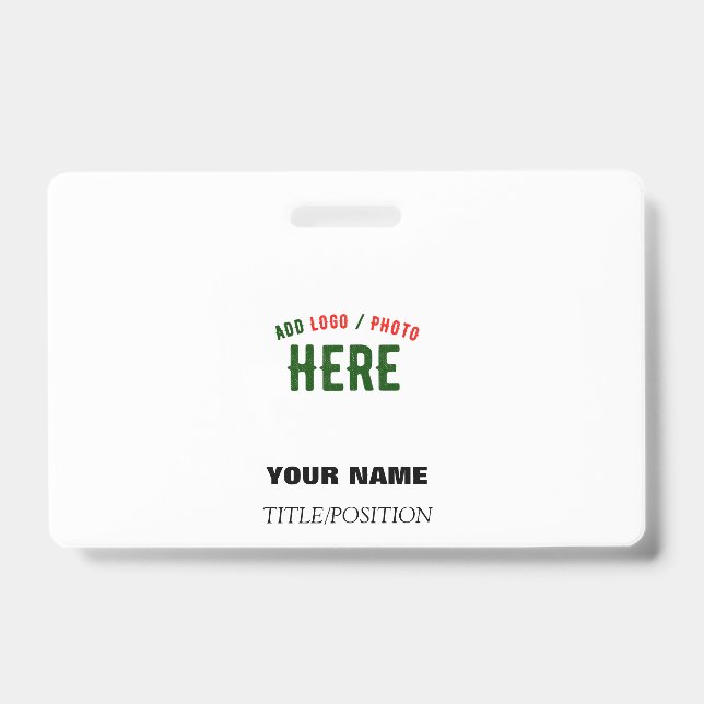 STYLISH MODERN CUSTOMIZABLE WHITE VERIFIED BRANDED BADGE (Front)
