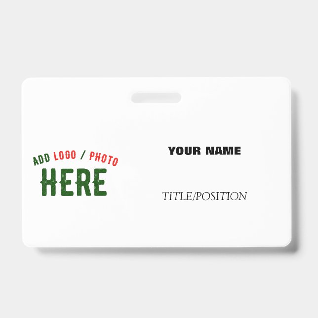 STYLISH MODERN CUSTOMIZABLE WHITE VERIFIED BRANDED BADGE (Front)