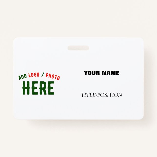 STYLISH MODERN CUSTOMIZABLE WHITE VERIFIED BRANDED BADGE (Front)