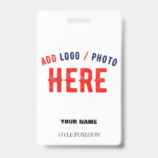 STYLISH MODERN CUSTOMIZABLE WHITE VERIFIED BRANDED BADGE
