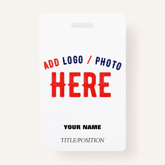 STYLISH MODERN CUSTOMIZABLE WHITE VERIFIED BRANDED BADGE (Front)