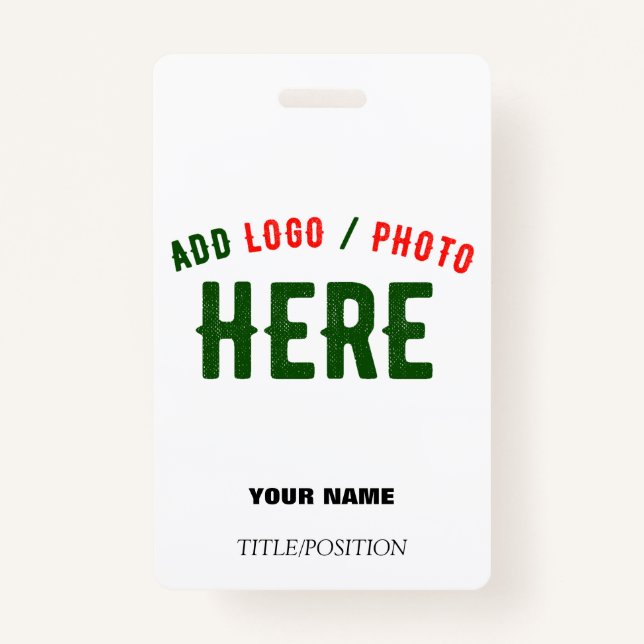 STYLISH MODERN CUSTOMIZABLE WHITE VERIFIED BRANDED BADGE (Front)