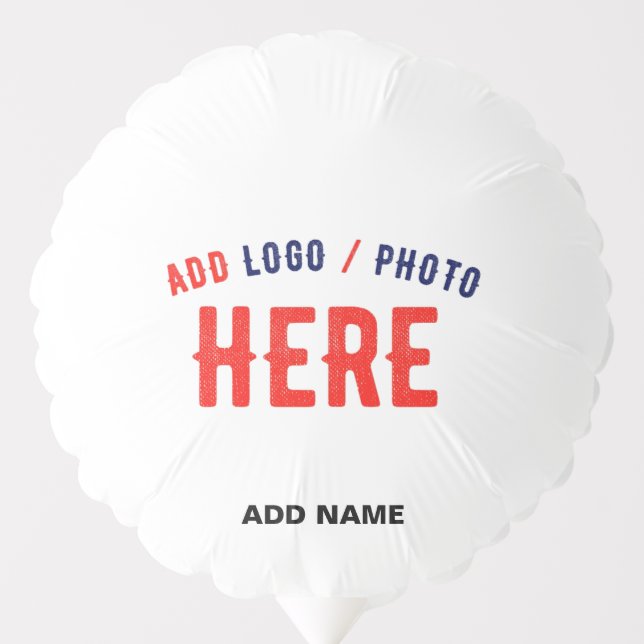 STYLISH MODERN CUSTOMIZABLE WHITE VERIFIED BRANDED BALLOON (Front)