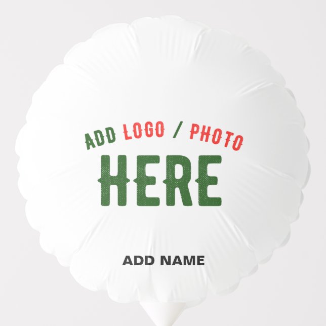 STYLISH MODERN CUSTOMIZABLE WHITE VERIFIED BRANDED BALLOON (Front)