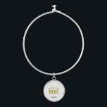 STYLISH MODERN CUSTOMIZABLE WHITE VERIFIED BRANDED BANGLE BRACELET<br><div class="desc">THIS IS A DESIGN FITTING FOR CUSTOMERS.YOU CAN CHANGE, RESIZE OR ADD LOGO, PHOTO, TEXT AND COLOURS THE WAY YOU LIKE.THANK YOU.</div>