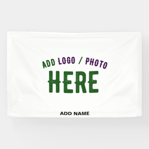 STYLISH MODERN CUSTOMIZABLE WHITE VERIFIED BRANDED BANNER