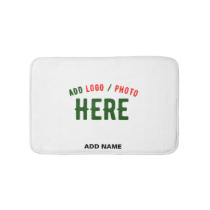 STYLISH MODERN CUSTOMIZABLE WHITE VERIFIED BRANDED BATH MAT