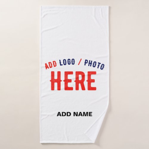 STYLISH MODERN CUSTOMIZABLE WHITE VERIFIED BRANDED BATH TOWEL