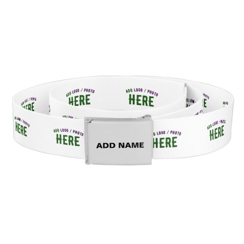 STYLISH MODERN CUSTOMIZABLE WHITE VERIFIED BRANDED BELT