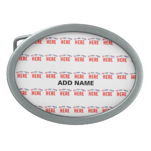 STYLISH MODERN CUSTOMIZABLE WHITE VERIFIED BRANDED BELT BUCKLE