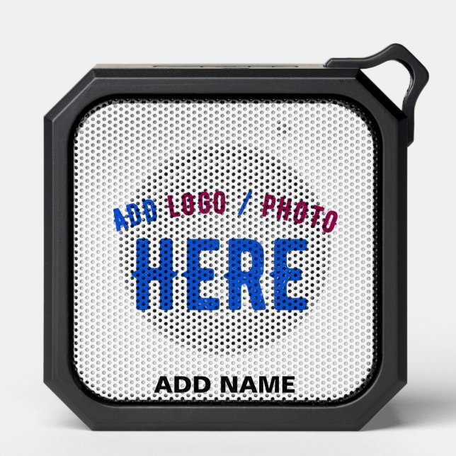 STYLISH MODERN CUSTOMIZABLE WHITE VERIFIED BRANDED BLUETOOTH SPEAKER (Front)