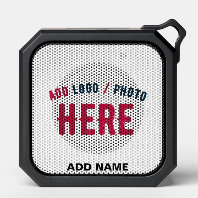 STYLISH MODERN CUSTOMIZABLE WHITE VERIFIED BRANDED BLUETOOTH SPEAKER (Front)