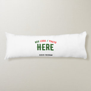 STYLISH MODERN CUSTOMIZABLE WHITE VERIFIED BRANDED BODY PILLOW