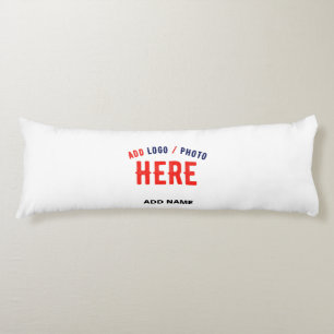 STYLISH MODERN CUSTOMIZABLE WHITE VERIFIED BRANDED BODY PILLOW