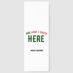 STYLISH MODERN CUSTOMIZABLE WHITE VERIFIED BRANDED BOOKMARKS