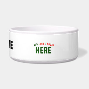 STYLISH MODERN CUSTOMIZABLE WHITE VERIFIED BRANDED BOWL