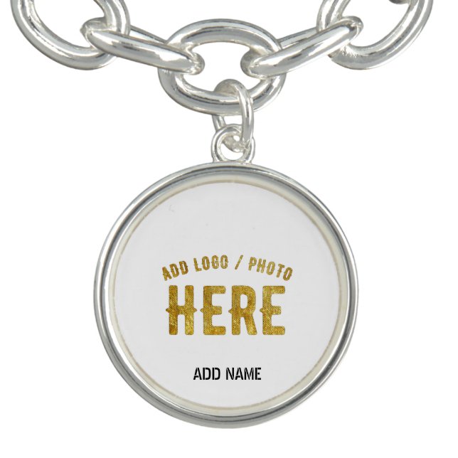 STYLISH MODERN CUSTOMIZABLE WHITE VERIFIED BRANDED BRACELET (Design)