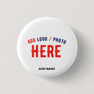 STYLISH MODERN CUSTOMIZABLE WHITE VERIFIED BRANDED BUTTON