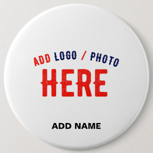 STYLISH MODERN CUSTOMIZABLE WHITE VERIFIED BRANDED BUTTON