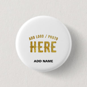 STYLISH MODERN CUSTOMIZABLE WHITE VERIFIED BRANDED BUTTON