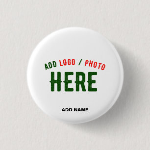STYLISH MODERN CUSTOMIZABLE WHITE VERIFIED BRANDED BUTTON