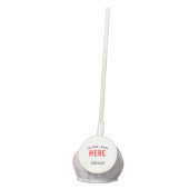 STYLISH MODERN CUSTOMIZABLE WHITE VERIFIED BRANDED CAKE POPS (Front)