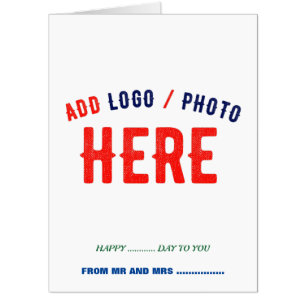 STYLISH MODERN CUSTOMIZABLE WHITE VERIFIED BRANDED CARD